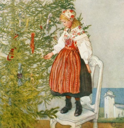 Carl-Larsson-la décoration-de-l'arbre-de-Noel, déc. 2011 Carl-Larsson-la décoration-de-l'arbre-de-Noel