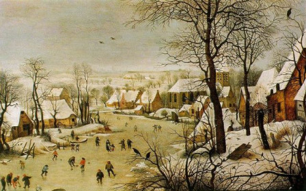 Paysage-d'hiver-Brughel