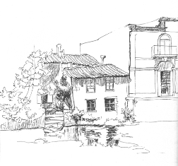 maison à Jarnac, fév. 2009