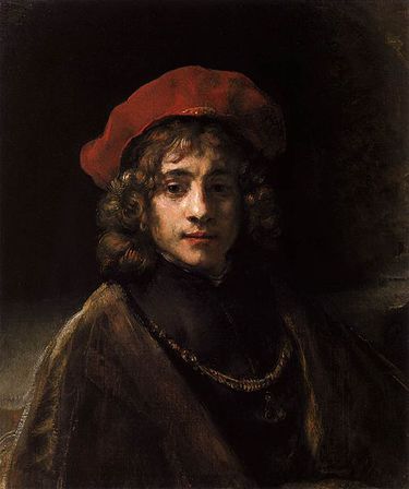 Rembrandt-Portrait de son fils Titus-1657
