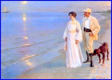 summer-evening on beach at skagen 1899, juil. 2010 summer-evening on beach at skagen 1899